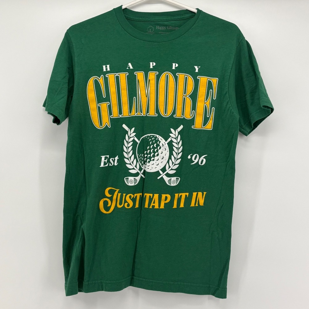 Happy Gilmore Just Tap It In Golf Mens T Shirt Green Small Short Sleeve‎